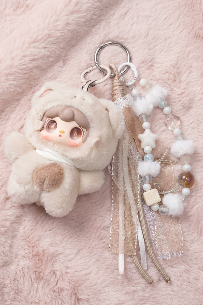 Yooki Bagcharm "Cream Bear"