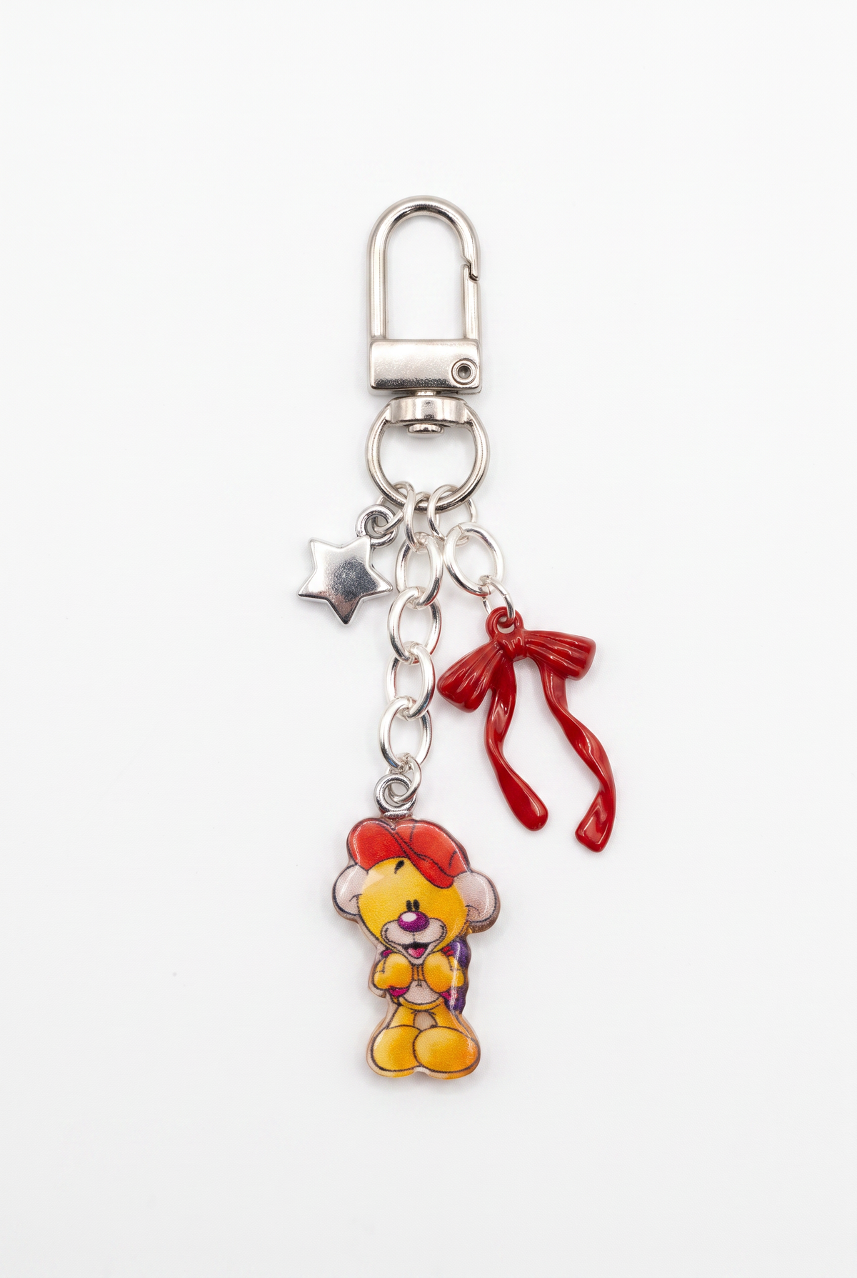 Diddl Keychain "Pimboli Rot"