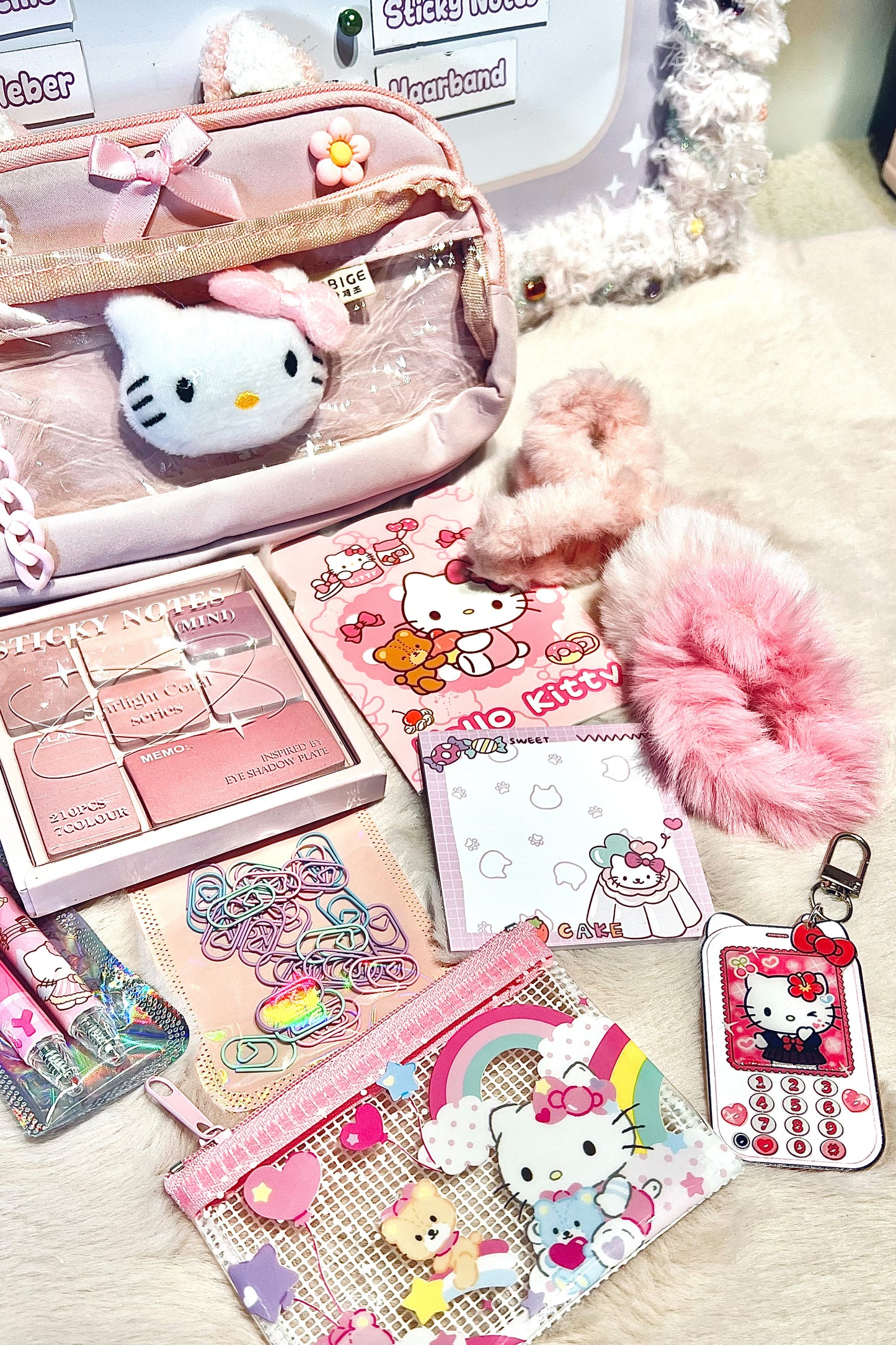 Back2School Paket "Hello Kitty - Rosa"