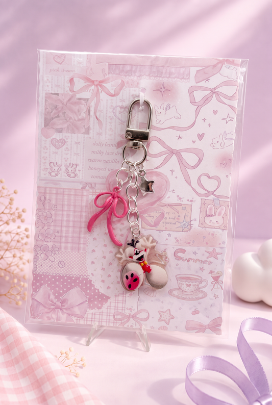 Diddl Keychain "Diddl Pink"