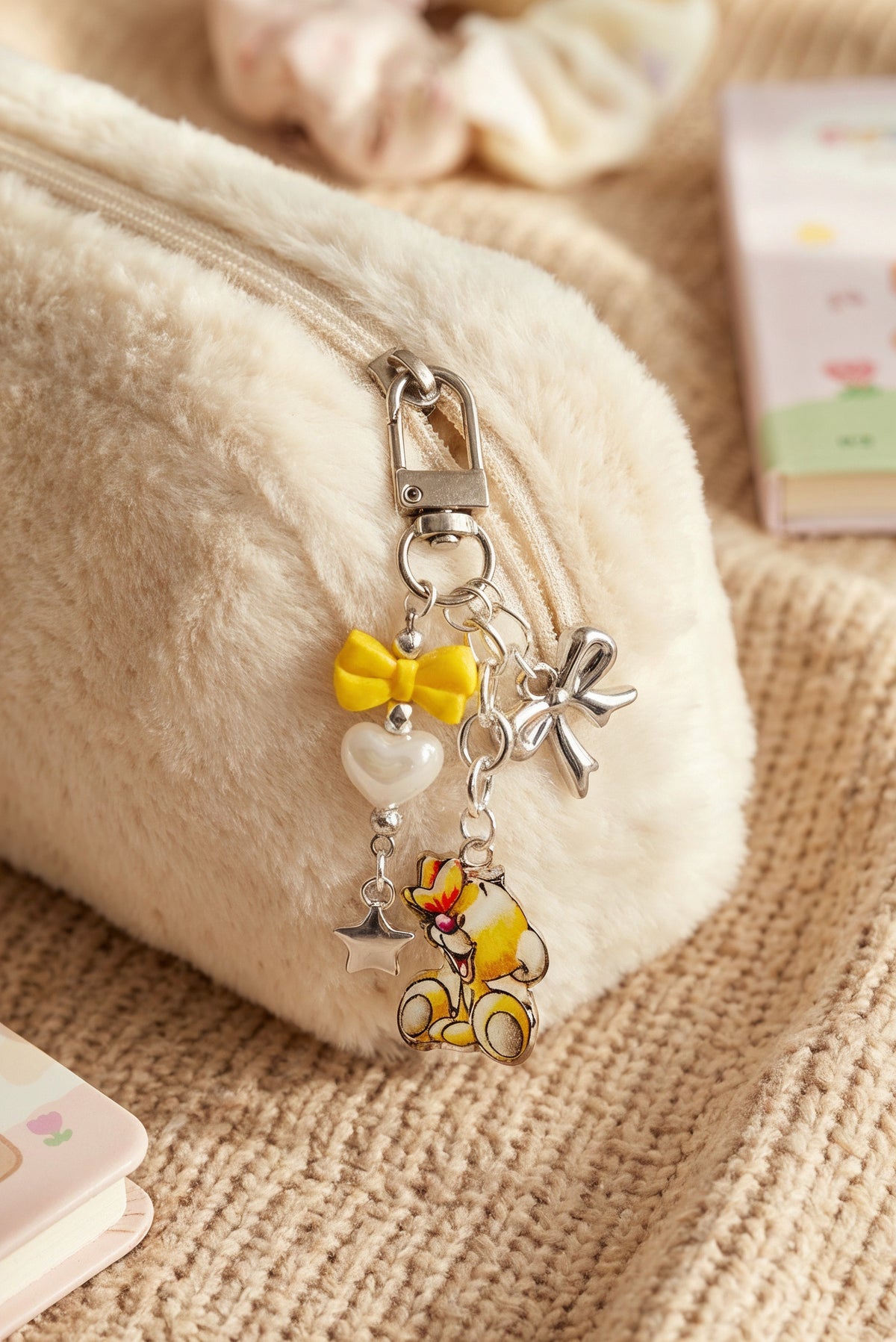 Diddl Keychain "Pimboli Gelb"