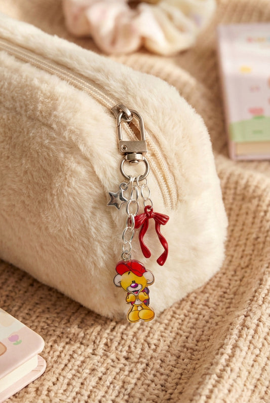 Diddl Keychain "Pimboli Rot"