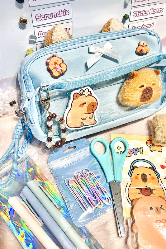 Back2School Paket "Capybara - Blau"