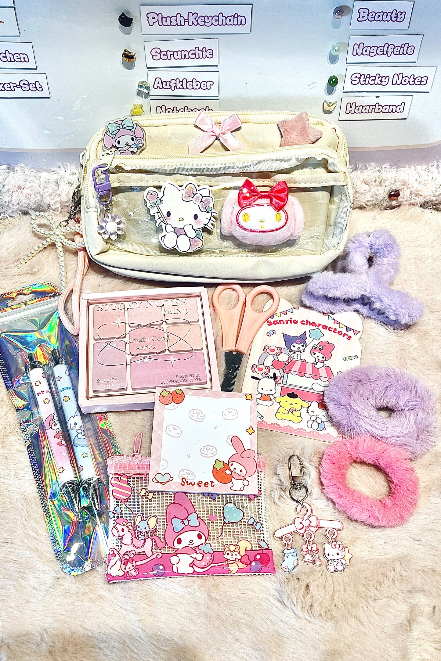 Back2School Paket "Kitty&Melodie - Beige"