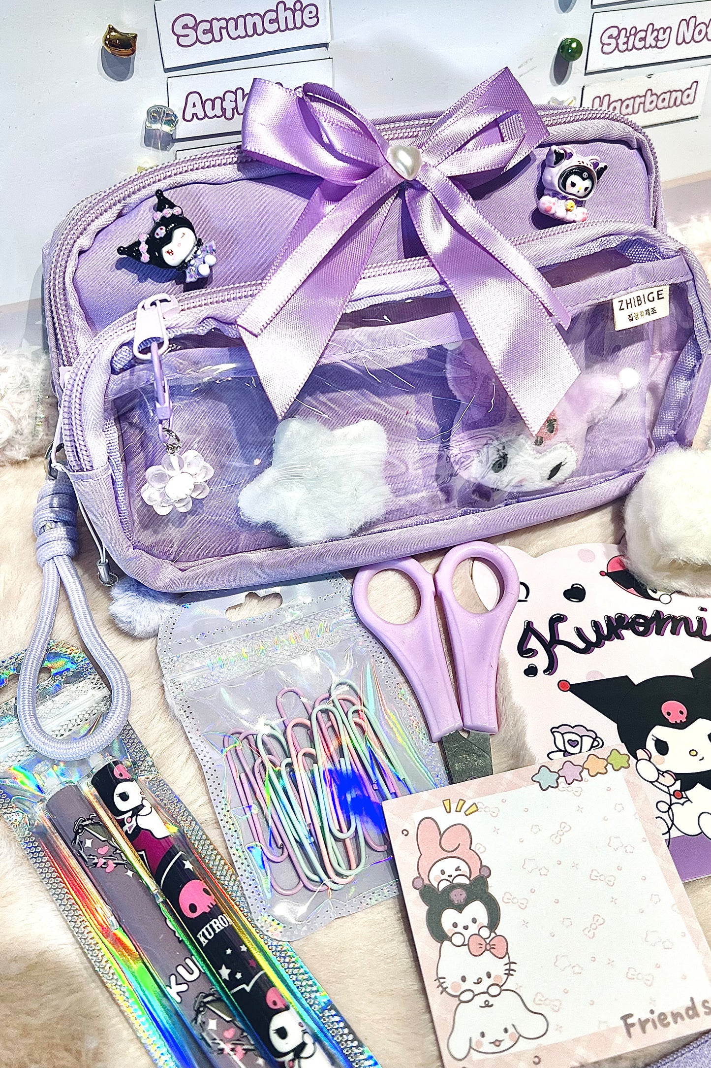 Back2School Paket "Kuromi - Lila"
