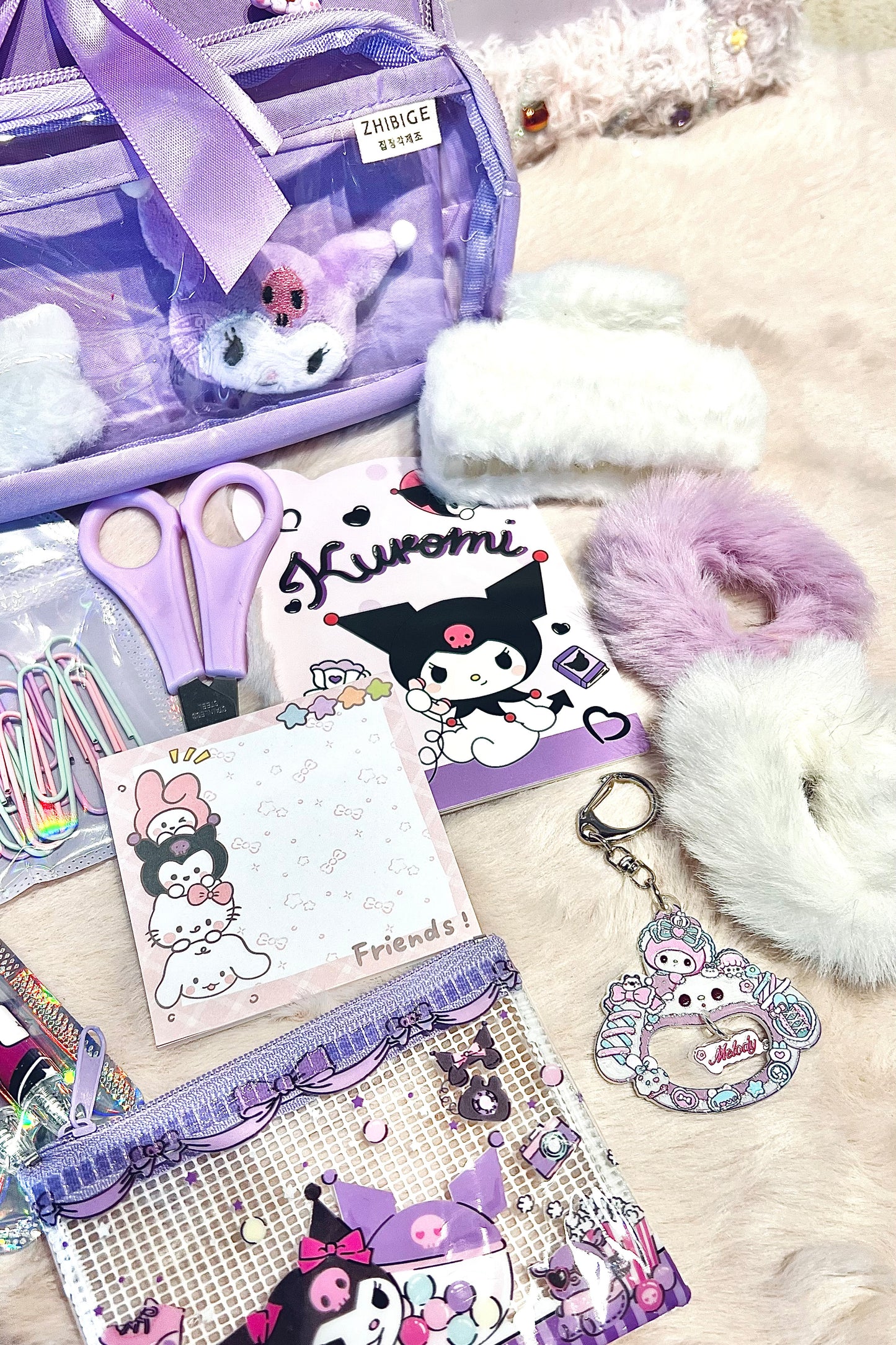 Back2School Paket "Kuromi - Lila"