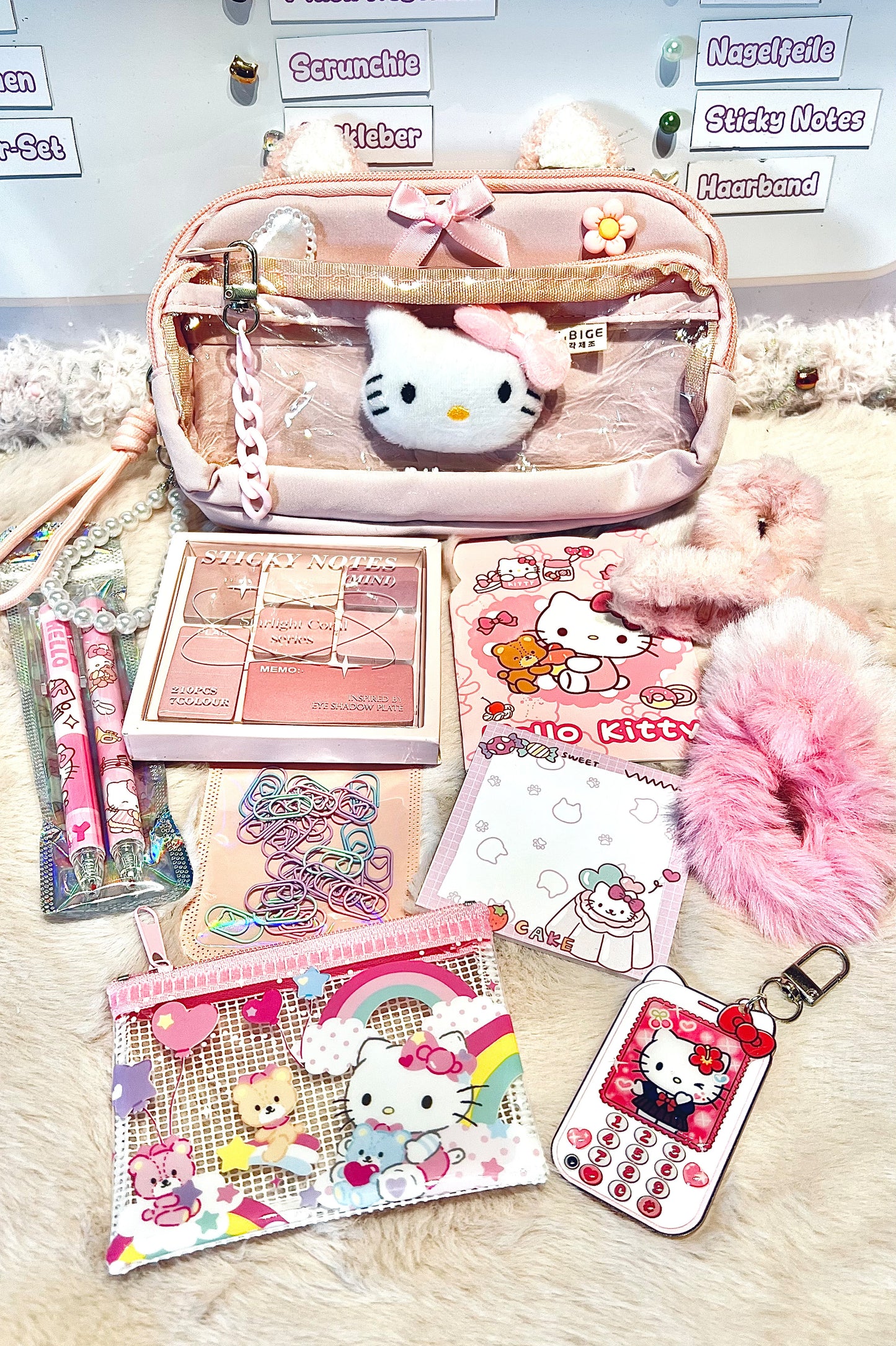 Back2School Paket "Hello Kitty - Rosa"