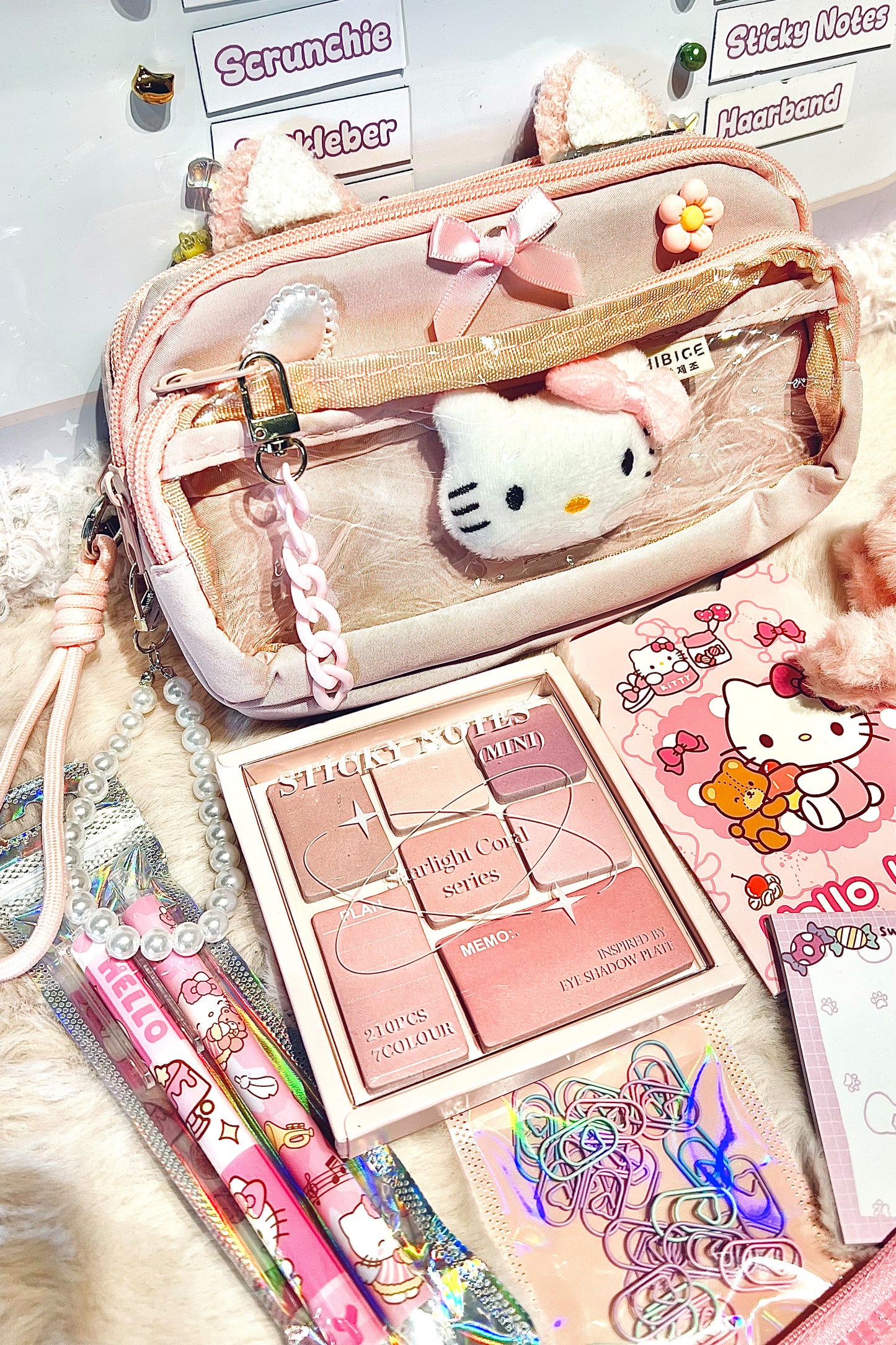 Back2School Paket "Hello Kitty - Rosa"
