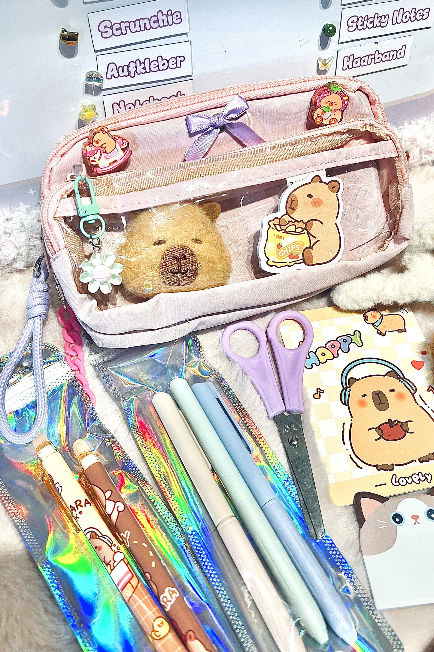 Back2School Paket "Capybara - Rosa"