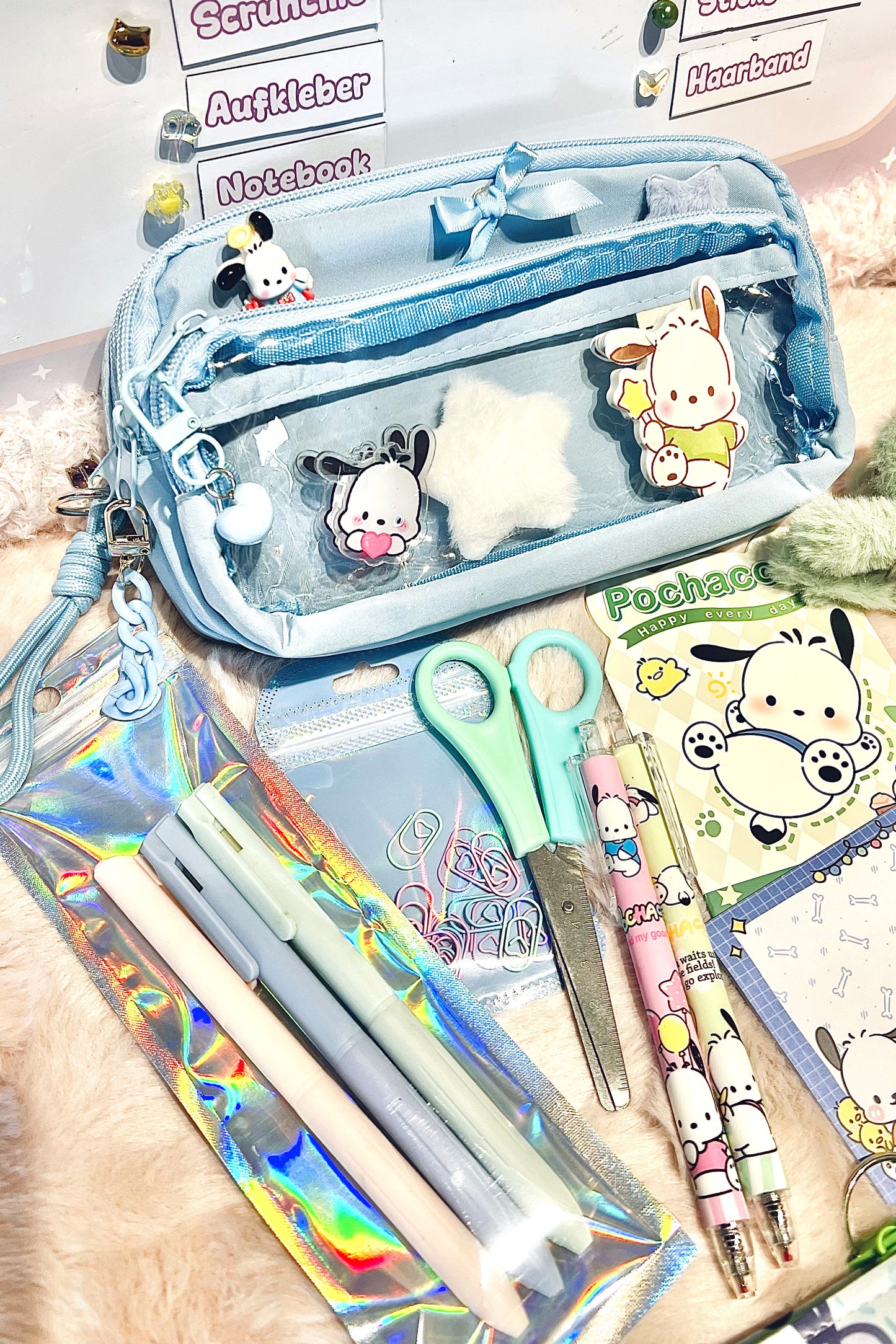 Back2School Paket "Pochacco - Blau"